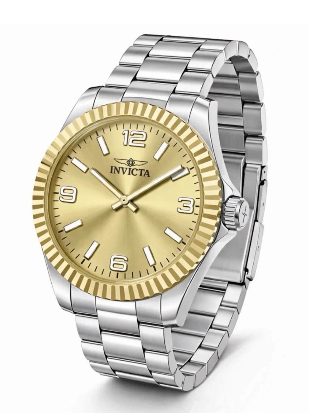 NEW Invicta Specialty Men's Watch - 43mm. Steel. Gold Dial.